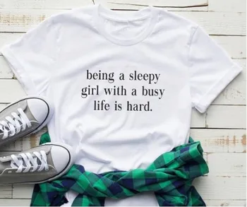Being A Sleepy Girl Letter Print T Shirt Women Short Sleeve O Neck Loose Tshirt 2020 Summer Women Tee Shirt Tops Camisetas Mujer
Being A Sleepy Girl Letter Print T Shirt Women Short Sleeve O Neck Loose Tshirt 2020 Summer Women Tee Shirt Tops Camisetas Mujer