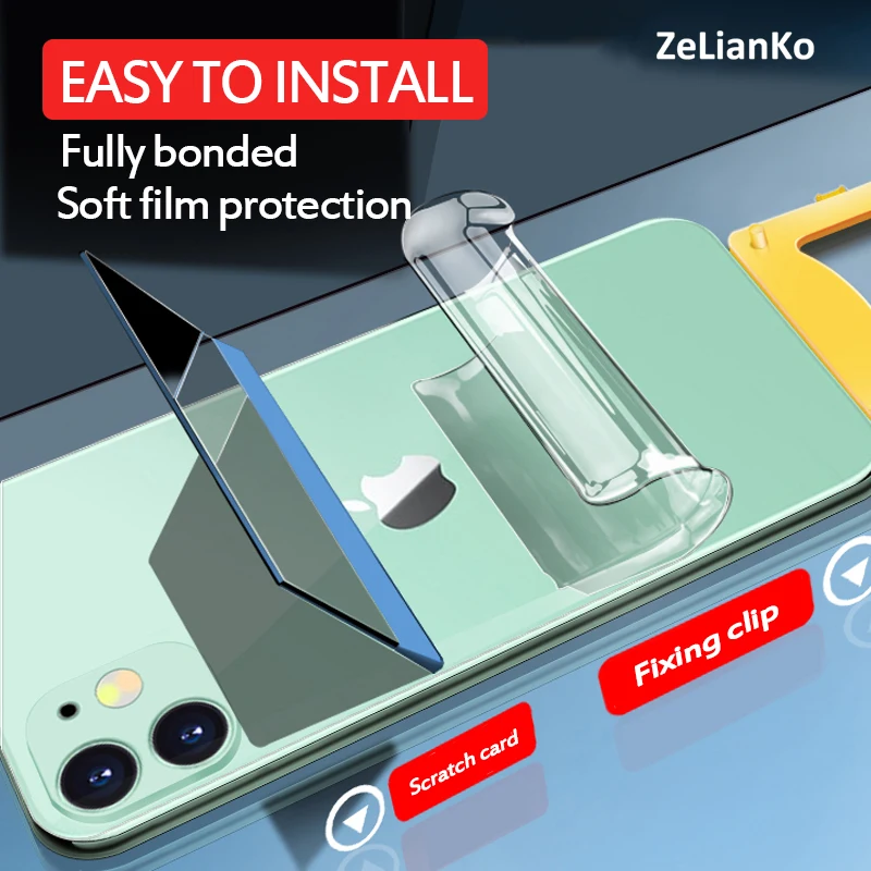 Back Protective Hydrogel Film Cover For IPhone 11 Pro 6 6s 8 7 Plus XR X XS Max Full Screen Protector Soft Film Not Glass
Back Protective Hydrogel Film Cover For IPhone 11 Pro 6 6s 8 7 Plus XR X XS Max Full Screen Protector Soft Film Not Glass