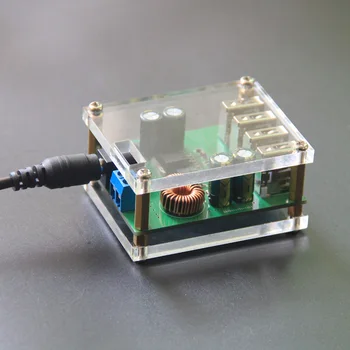 DC-DC Buck module 4 four USB output 9v12v24v36v to 5V / 5A vehicle buck charging power converter With Case
DC-DC Buck module 4 four USB output 9v12v24v36v to 5V / 5A vehicle buck charging power converter With Case