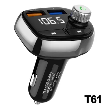 T61 Car MP3 Bluetooth Car Hands-free Phone Bluetooth Hands-free Car Kit Charger Qc3.0 Bluetooth Music Player
T61 Car MP3 Bluetooth Car Hands-free Phone Bluetooth Hands-free Car Kit Charger Qc3.0 Bluetooth Music Player