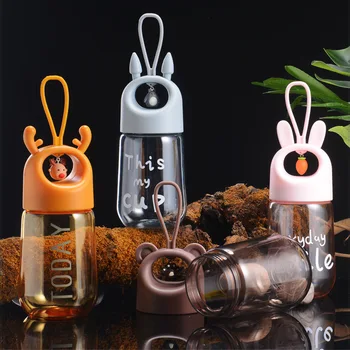 Kids Portable Water Bottle Plastic Drinking My Bottles Cute Cartoon Animal Pendant This My Cup 480ml H1243 
Kids Portable Water Bottle Plastic Drinking My Bottles Cute Cartoon Animal Pendant This My Cup 480ml H1243