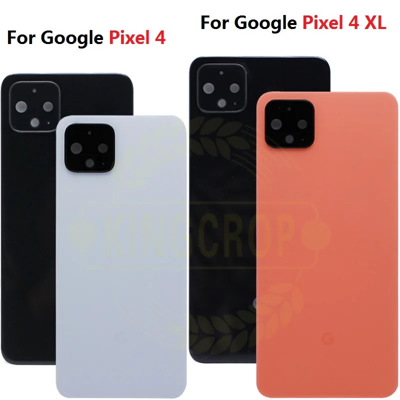 Задняя крышка батарейного отсека для Google Pixel 4 стеклянный чехол запасные части XL