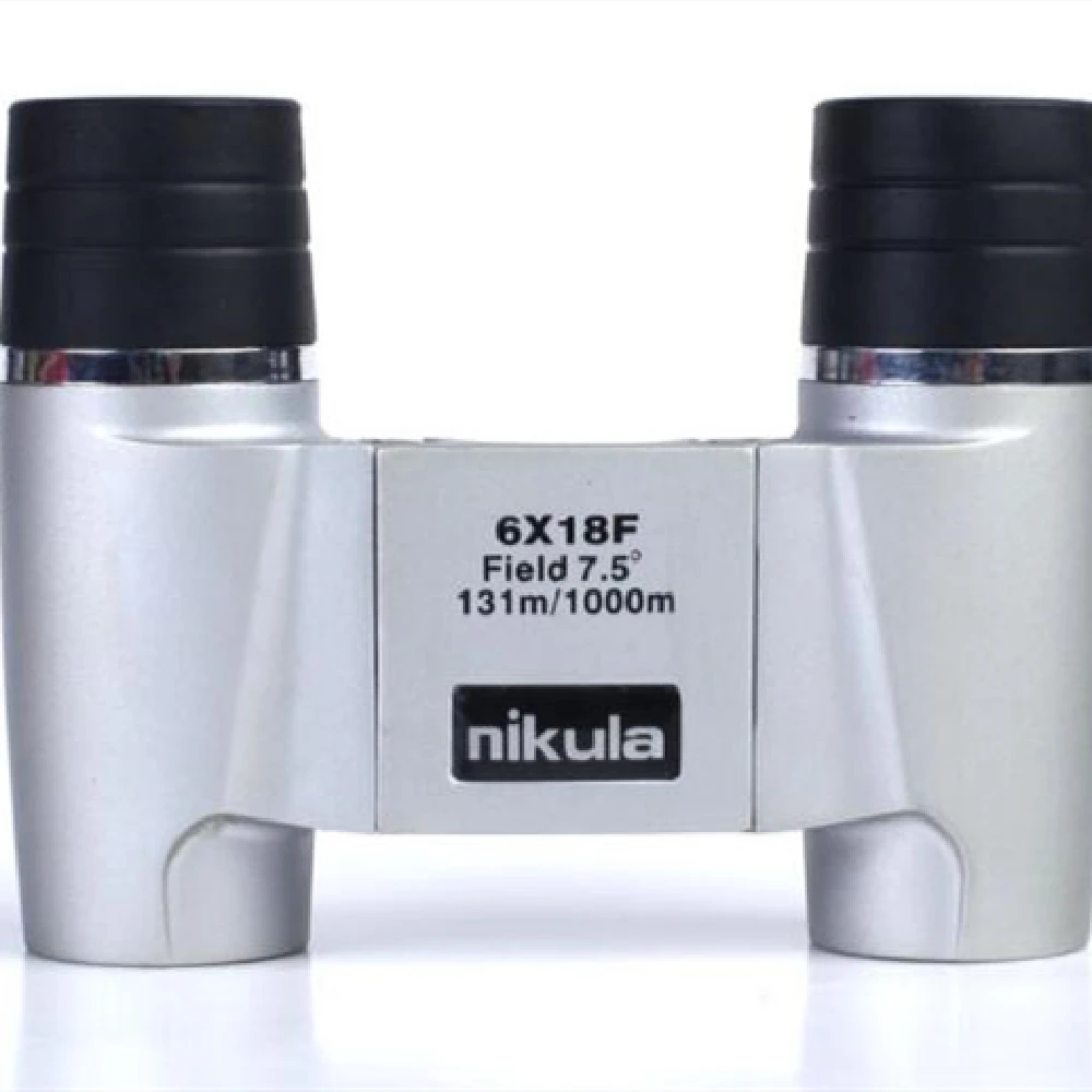 

Agnicy Nikula Nicholas 6x18 Fixed Focus Binoculars Portable Outdoor HD Looking Glasses Telescope