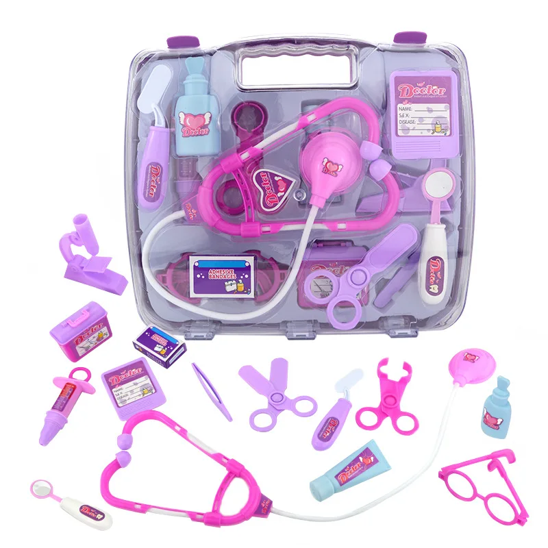 15Pcs Kid Doctor Toy Set Simulation Family Doctor Medical Kit Toy Pretend Play Suitcase Hospital Medicine Accessorie Classic Toy
15Pcs Kid Doctor Toy Set Simulation Family Doctor Medical Kit Toy Pretend Play Suitcase Hospital Medicine Accessorie Classic Toy