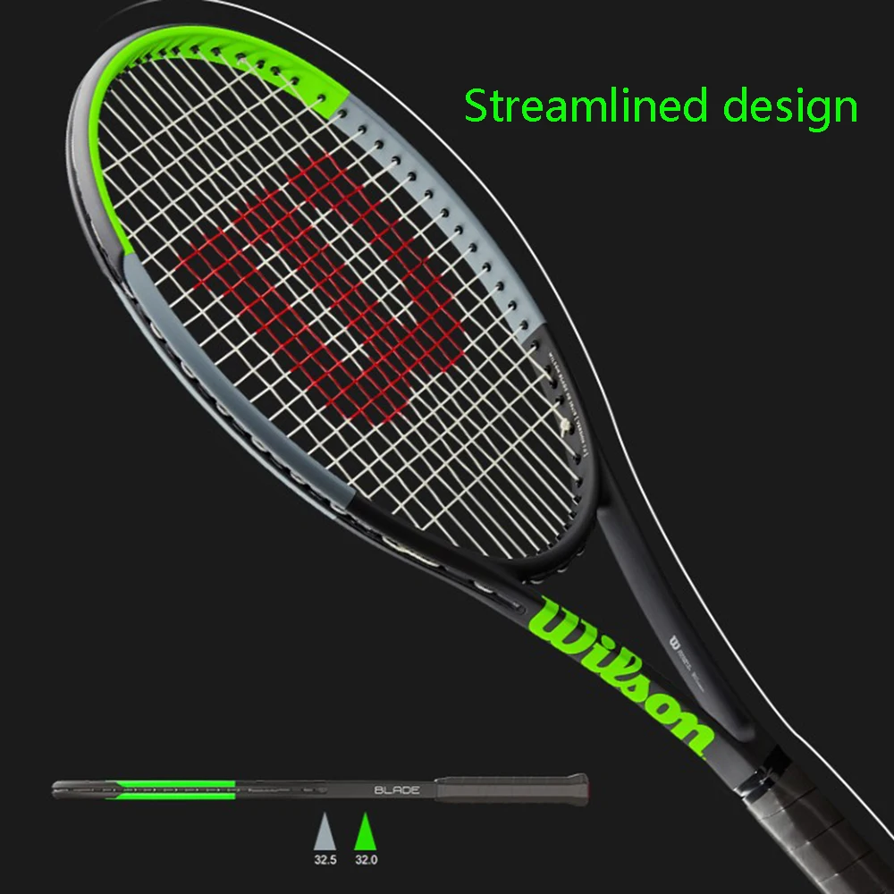 Фото Новая Теннисная ракетка Профессиональная теннисная карбоновая увлажнитель
