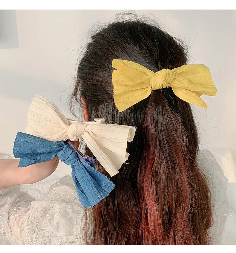 Cute Solid Color Big Bow Hair Clip for Women Girls Princess Hair Pins Casual Large Hair Clip Ladies Barrettes
Cute Solid Color Big Bow Hair Clip for Women Girls Princess Hair Pins Casual Large Hair Clip Ladies Barrettes