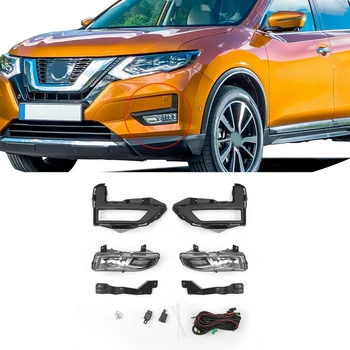 Car Front Fog Lights Bumper Daytime Running Turn Signal Lamps Harness Switch Kits for Nissan Rogue X-Trail 2017 2018
Car Front Fog Lights Bumper Daytime Running Turn Signal Lamps Harness Switch Kits for Nissan Rogue X-Trail 2017 2018
