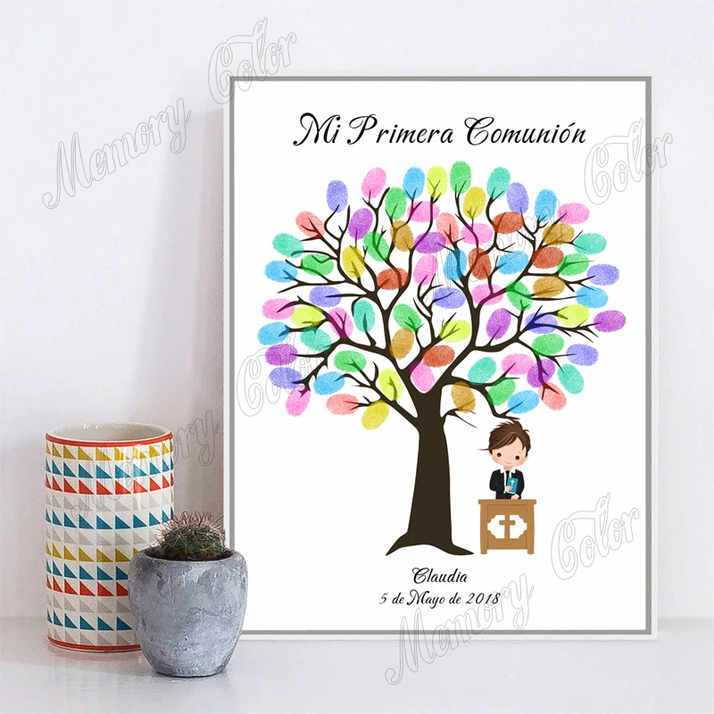 1 set Personalized Title Name Date Mi Primera comunión Kids First Holy Communion Party Decoration Fingerprint DIY Guestbook
1 set Personalized Title Name Date Mi Primera comunión Kids First Holy Communion Party Decoration Fingerprint DIY Guestbook
