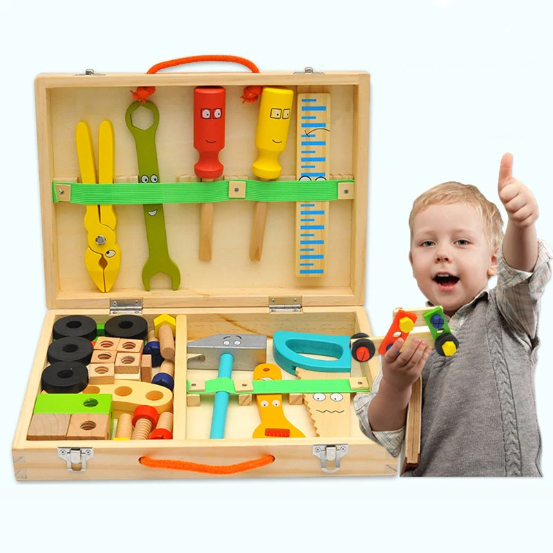 Montessori Wooden Toys Screw Baby DIY Disassembly Nut Multifunctional Repair Tool Set Hands-on Assembly Kid Simulation Toy Gift
Montessori Wooden Toys Screw Baby DIY Disassembly Nut Multifunctional Repair Tool Set Hands-on Assembly Kid Simulation Toy Gift