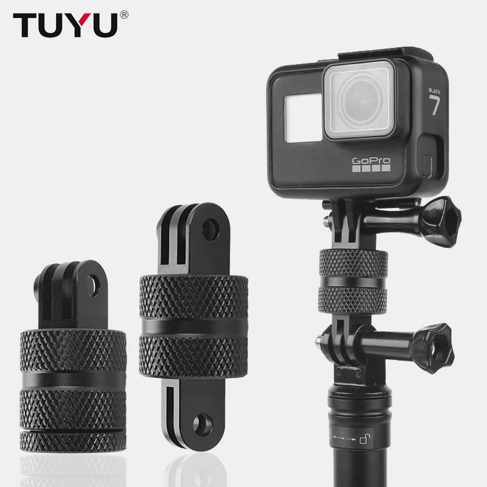 high quality CNC aluminum tripod adapter mount with 1/4 hole 360 degree swivel base for GoPro SJCAM YI EKNE OSMO Action camera
high quality CNC aluminum tripod adapter mount with 1/4 hole 360 degree swivel base for GoPro SJCAM YI EKNE OSMO Action camera