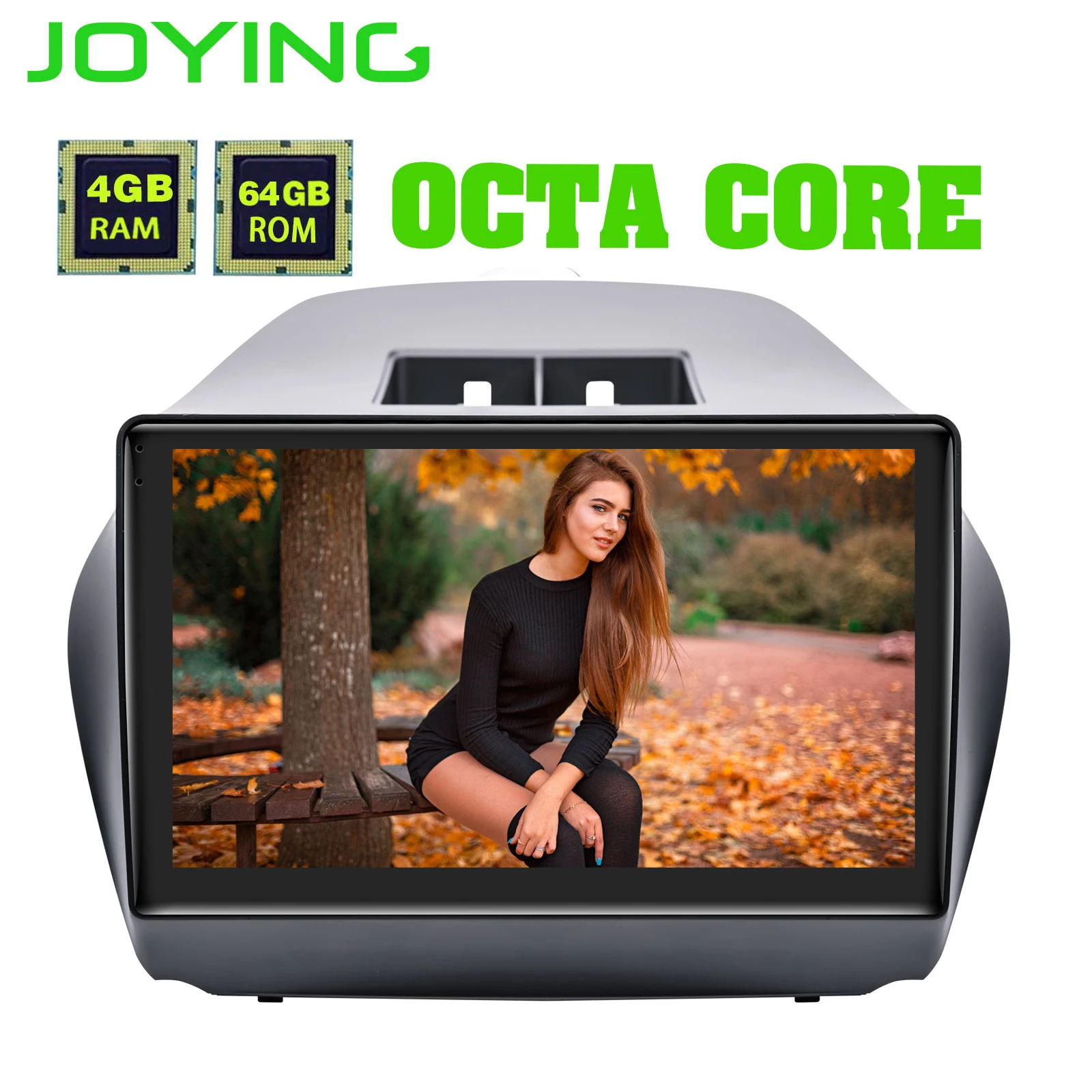 JOYING 10 1 дюймов Android 8 GPS стерео радио 4 Гб головное устройство для Hyundai TUCSON IX35 2011 2016 с