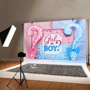 

Amawill Gender Reveal Background Cloth Girl Or Boy Tapestry Baby Shower Decor Photography Backdrops Activity Decorations Kids