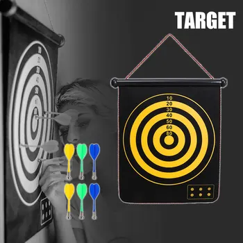 Dartboard Roll Up With Darts Double Sided Kids Dart Board Game for Toddler Home Indoors SNO88
Dartboard Roll Up With Darts Double Sided Kids Dart Board Game for Toddler Home Indoors SNO88