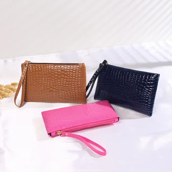 Women's Multi-function Bag Solid Color Crocodile Pattern Simple Fashion Mobile Phone Bag Purse Femme
Women's Multi-function Bag Solid Color Crocodile Pattern Simple Fashion Mobile Phone Bag Purse Femme