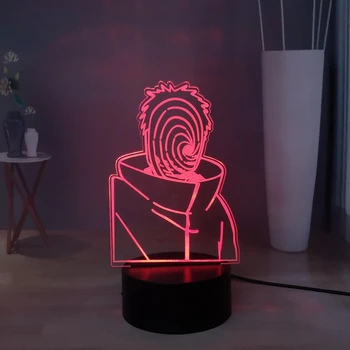 Anime Figures 3D Table Lamp Naruto Uchiha Obito LED Night Light Sharingan USB Remote control Desk Lamp Child Bedroom Night Lamp
Anime Figures 3D Table Lamp Naruto Uchiha Obito LED Night Light Sharingan USB Remote control Desk Lamp Child Bedroom Night Lamp