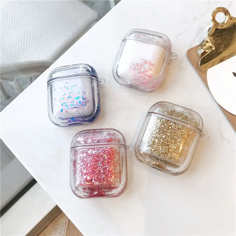 Glitter Liquid Case for Airpods 1 2 Sparkle Flowing Floating Quicksand earphone Protective Carrying Case Cover
Glitter Liquid Case for Airpods 1 2 Sparkle Flowing Floating Quicksand earphone Protective Carrying Case Cover