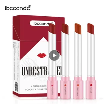 Ibcccndc Creative Cigarette Lipstick 4pcs/Set 4 Colors Matte Long Lasting Waterproof Matt Lip Stick Tube Nude Red TSLM2 Surface
Ibcccndc Creative Cigarette Lipstick 4pcs/Set 4 Colors Matte Long Lasting Waterproof Matt Lip Stick Tube Nude Red TSLM2 Surface