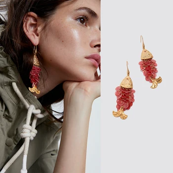 Korean Cute Carrot Shell ZA Earring 2020 New Summer Boho Handmade Rope Stone Patchwork Drop Earring for Women Party Jewelry
Korean Cute Carrot Shell ZA Earring 2020 New Summer Boho Handmade Rope Stone Patchwork Drop Earring for Women Party Jewelry