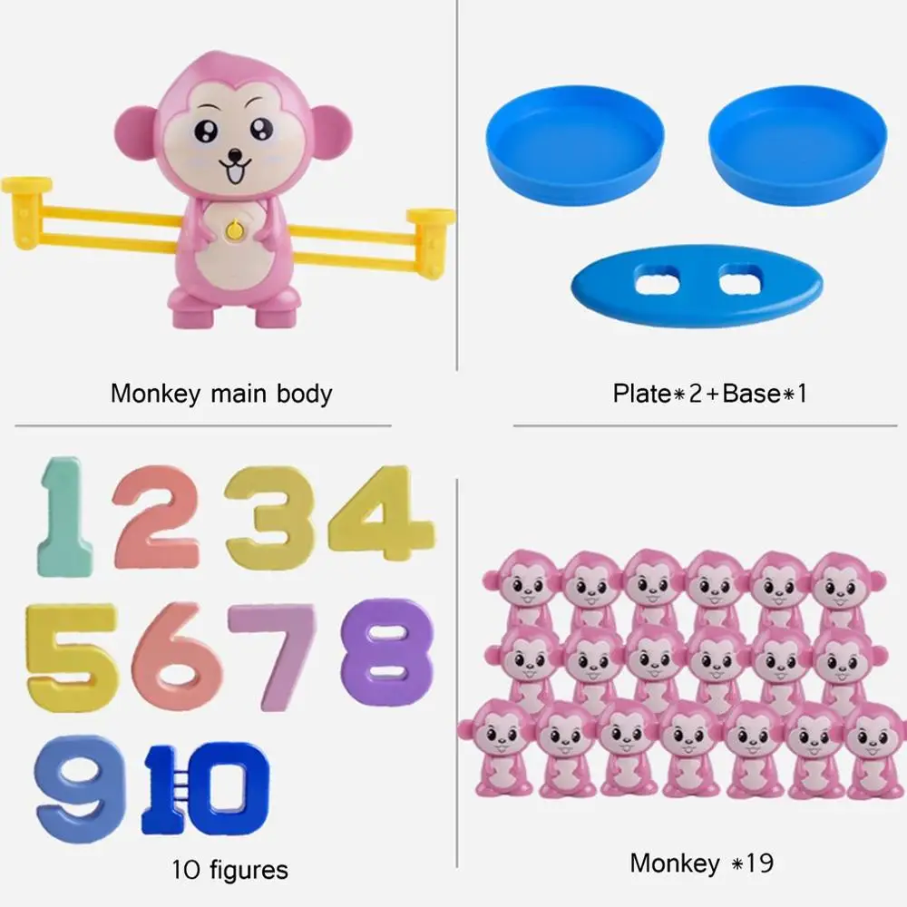 Math Match Game Board Toys Monkey Dog Match Balancing Scale Game Kids Early Educational Toy To Learn Add And Subtract
Math Match Game Board Toys Monkey Dog Match Balancing Scale Game Kids Early Educational Toy To Learn Add And Subtract