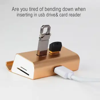 Sale High Speed 3 Ports USB 3.0/Type C HUB SD TF Card Reader Mobile Phone Holder
Sale High Speed 3 Ports USB 3.0/Type C HUB SD TF Card Reader Mobile Phone Holder