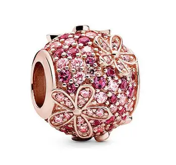 Original 925 Sterling Silver Charm Rose Pink Pave Daisy Flower Charm Bead Fit Women Pandora Bracelet & Necklace Jewelry
Original 925 Sterling Silver Charm Rose Pink Pave Daisy Flower Charm Bead Fit Women Pandora Bracelet & Necklace Jewelry