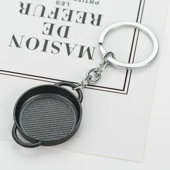 New Style Key Chain Europe And America Popular Ornament Accessories Flat-bottom Pot Keychain Cooking Dish Alloy
New Style Key Chain Europe And America Popular Ornament Accessories Flat-bottom Pot Keychain Cooking Dish Alloy