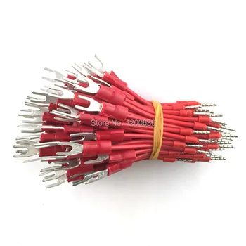 10CM Shape SV1.25-4S Insulated Fork Spade Electrical Crimp Terminal wire harness
10CM Shape SV1.25-4S Insulated Fork Spade Electrical Crimp Terminal wire harness