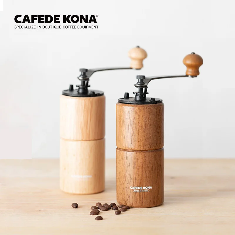CAFEDE KONA Manual Coffee Grinder with Adjustable Setting Conical Burr Mill Burr Coffee Grinder for French Drip Coffee Mokapot
CAFEDE KONA Manual Coffee Grinder with Adjustable Setting Conical Burr Mill Burr Coffee Grinder for French Drip Coffee Mokapot