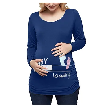 Maternity Wear T shirt Pregnancy Seven Quarter Sleeve Cartoon Nursing Maternity Clothes nursing tops breastfeeding embarazada 15 
Maternity Wear T shirt Pregnancy Seven Quarter Sleeve Cartoon Nursing Maternity Clothes nursing tops breastfeeding embarazada 15
