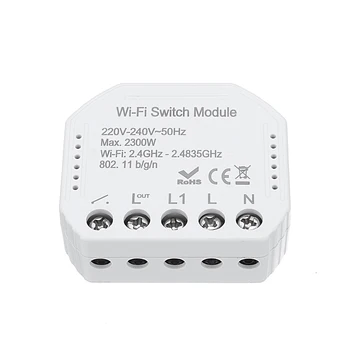 WIFI Smart Light Switch Diy Breaker Module Smart Life/Tuya APP Remote Control Works With Alexa Google Home 1/2 Way
WIFI Smart Light Switch Diy Breaker Module Smart Life/Tuya APP Remote Control Works With Alexa Google Home 1/2 Way