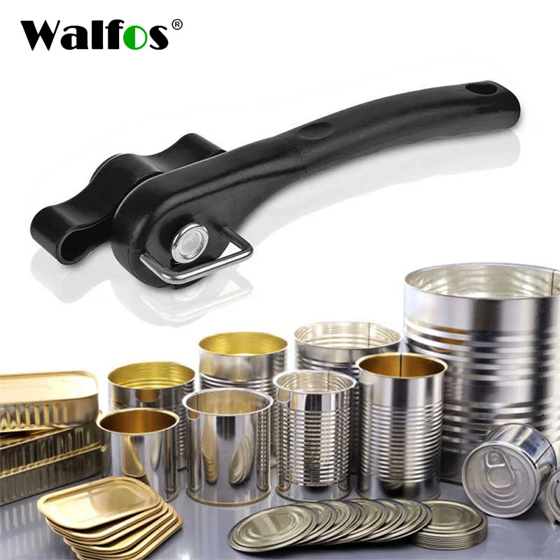 WALFOS Stainless Steel Can Tin Opener Safety Hand-Actuated Can Opener Kitchen Tools for Jars Canisters
WALFOS Stainless Steel Can Tin Opener Safety Hand-Actuated Can Opener Kitchen Tools for Jars Canisters