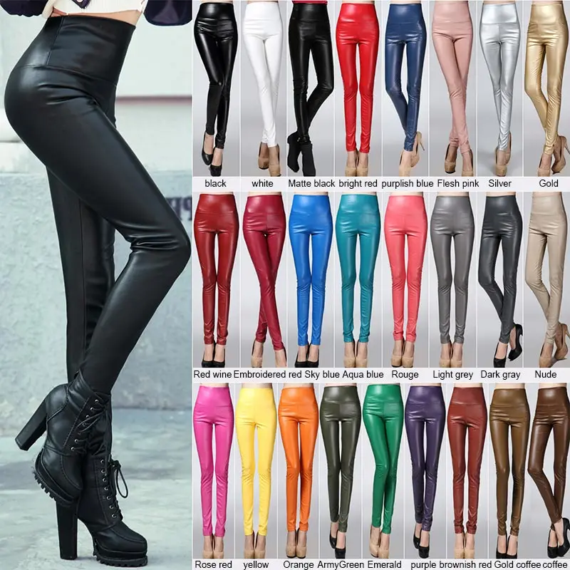 25 Colors Faux Leather Sexy PU Leather Soft Thin Winter Skinny Pants Female Autumn 1PC Velvet Women Stretch Elastic Comfortable
25 Colors Faux Leather Sexy PU Leather Soft Thin Winter Skinny Pants Female Autumn 1PC Velvet Women Stretch Elastic Comfortable