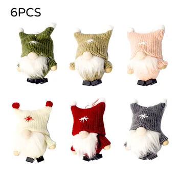 6pcs Christmas Doll Pendant Faceless Doll Woolen Cute Christmas Tree Hanging Ornament Christmas Home Decor
6pcs Christmas Doll Pendant Faceless Doll Woolen Cute Christmas Tree Hanging Ornament Christmas Home Decor