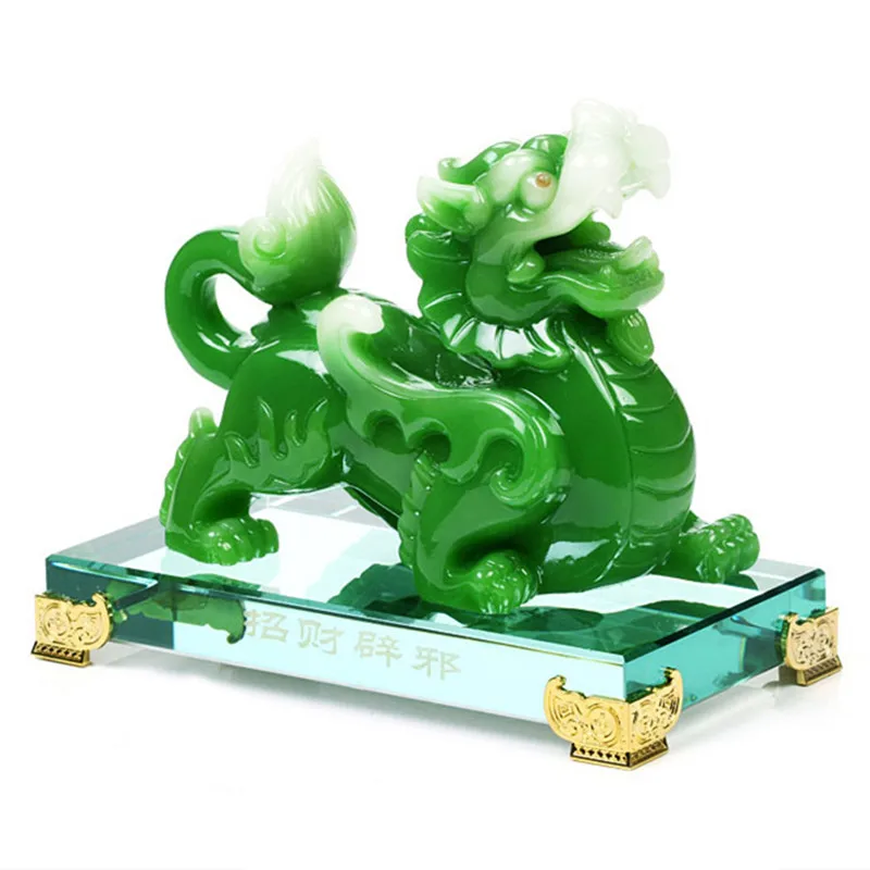 Modern pixiu mascot figurines, both male and female, art an Mythical Wild Animal Jade Medallion mascot of good luck
Modern pixiu mascot figurines, both male and female, art an Mythical Wild Animal Jade Medallion mascot of good luck