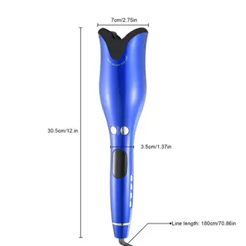 Automatic Hair Curler Ceramic Infrared Heating Auto Rotating Curling Iron
Automatic Hair Curler Ceramic Infrared Heating Auto Rotating Curling Iron