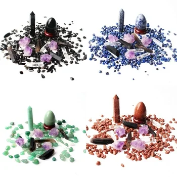 1Lots Mixed Natural Crystal Wand Point Pendant Egg Ball Gravel Minerals Specimen Reiki Healing Home decor
1Lots Mixed Natural Crystal Wand Point Pendant Egg Ball Gravel Minerals Specimen Reiki Healing Home decor