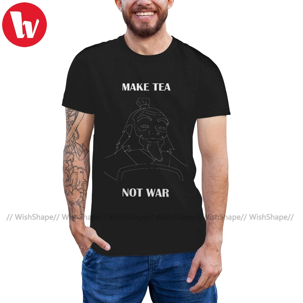 Avatar The Last Airbende T Shirt Iroh Make Tea Not War T-Shirt 3xl Graphic Tee Shirt Cotton Summer Mens Tshirt
Avatar The Last Airbende T Shirt Iroh Make Tea Not War T-Shirt 3xl Graphic Tee Shirt Cotton Summer Mens Tshirt
