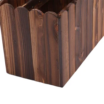 Outdoor Carbonated Wood Preservative Flower Box Planter Solid Wood Fence Flowerpot Balcony Planting Basin Wood Rectangular Strip
Outdoor Carbonated Wood Preservative Flower Box Planter Solid Wood Fence Flowerpot Balcony Planting Basin Wood Rectangular Strip