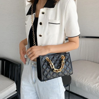 Multi-functional Female Festival Gifts Fashion Chain Crossbody Bag Women Lattice Pattern PU Square Shoulder Handbags
Multi-functional Female Festival Gifts Fashion Chain Crossbody Bag Women Lattice Pattern PU Square Shoulder Handbags