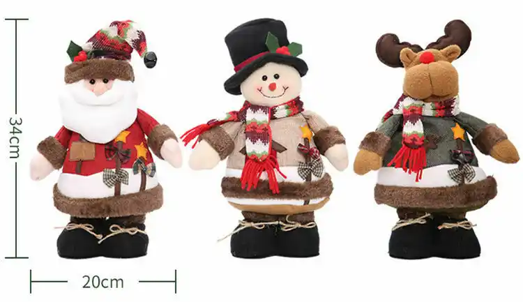 celebration decoration funny santa claus snowman cute ornament