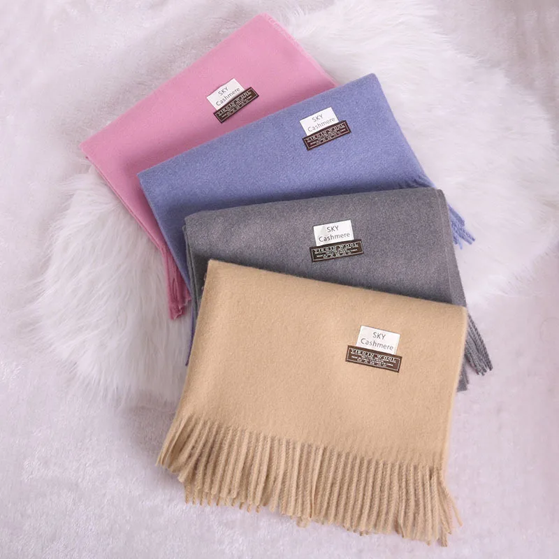 Cold-resistant and Versatile Long Tassel Autumn and Winter Thickened Warmth Solid Color Cashmere Scarf Women
Cold-resistant and Versatile Long Tassel Autumn and Winter Thickened Warmth Solid Color Cashmere Scarf Women