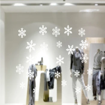 38PCS Lot Electrostatic Snowflake Window stickers Kids Room Christmas Wall Stickers Home Decals New Year Wallpaper
38PCS Lot Electrostatic Snowflake Window stickers Kids Room Christmas Wall Stickers Home Decals New Year Wallpaper