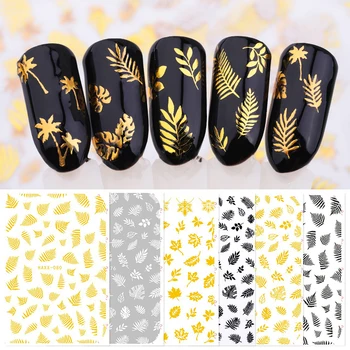 1 Sheet 3D Nail Sticker Gold Marple Leaf Black Autumn Theme Colorful Nail Transfer Decal Nails Art DIY Design
1 Sheet 3D Nail Sticker Gold Marple Leaf Black Autumn Theme Colorful Nail Transfer Decal Nails Art DIY Design