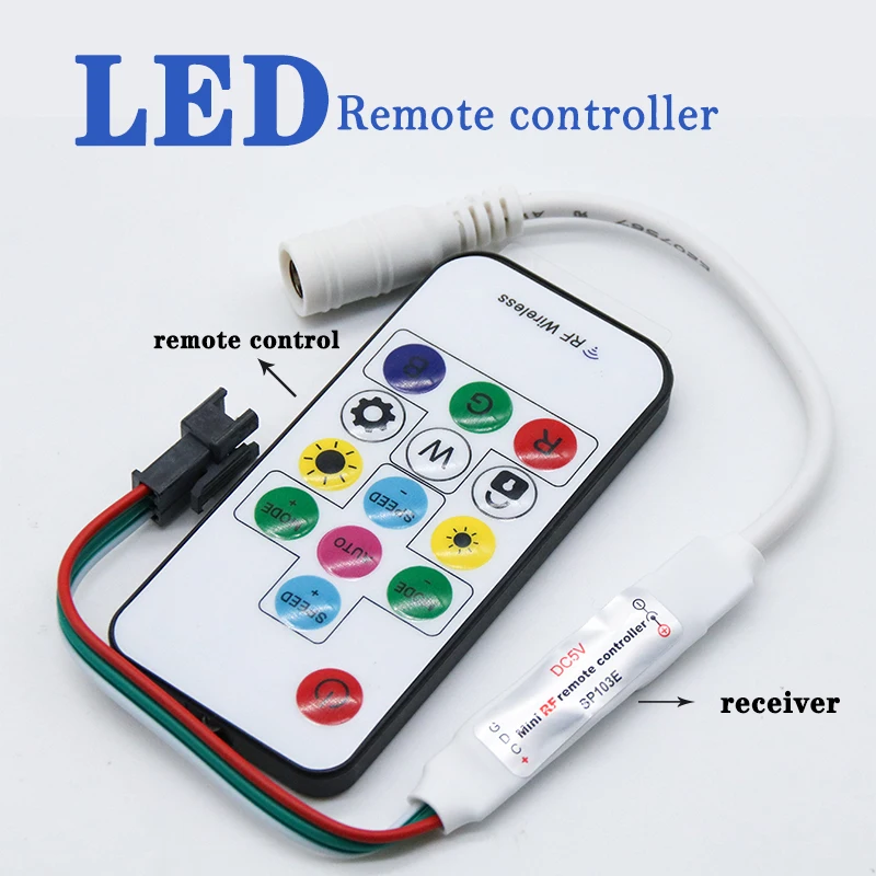 DC 5-24V/12V FR Wireless Controller Light Strip With Led Remote Dimmer Control Color Led Strip Accessories Not Battery
DC 5-24V/12V FR Wireless Controller Light Strip With Led Remote Dimmer Control Color Led Strip Accessories Not Battery