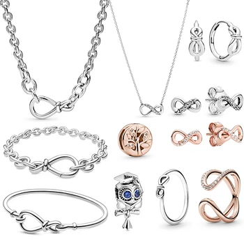 2020 High-quality 100% S925 Sterling Silver Family Tree Clip Ornament Wisdom Owl Graduation Charm Eternity Jewelry Gift Set
2020 High-quality 100% S925 Sterling Silver Family Tree Clip Ornament Wisdom Owl Graduation Charm Eternity Jewelry Gift Set