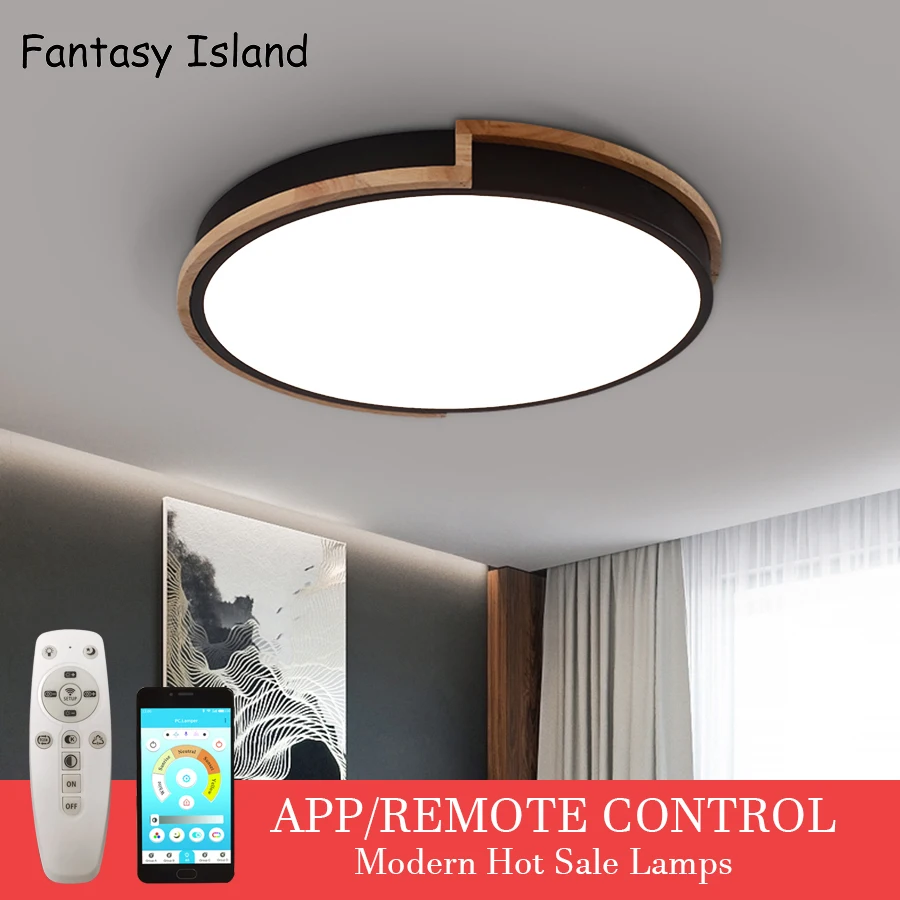 Modern wooden LED Ceiling Light Lamp Living Room Lighting Fixture Bedroom Kitchen Surface Mount Ceiling Lights
Modern wooden LED Ceiling Light Lamp Living Room Lighting Fixture Bedroom Kitchen Surface Mount Ceiling Lights