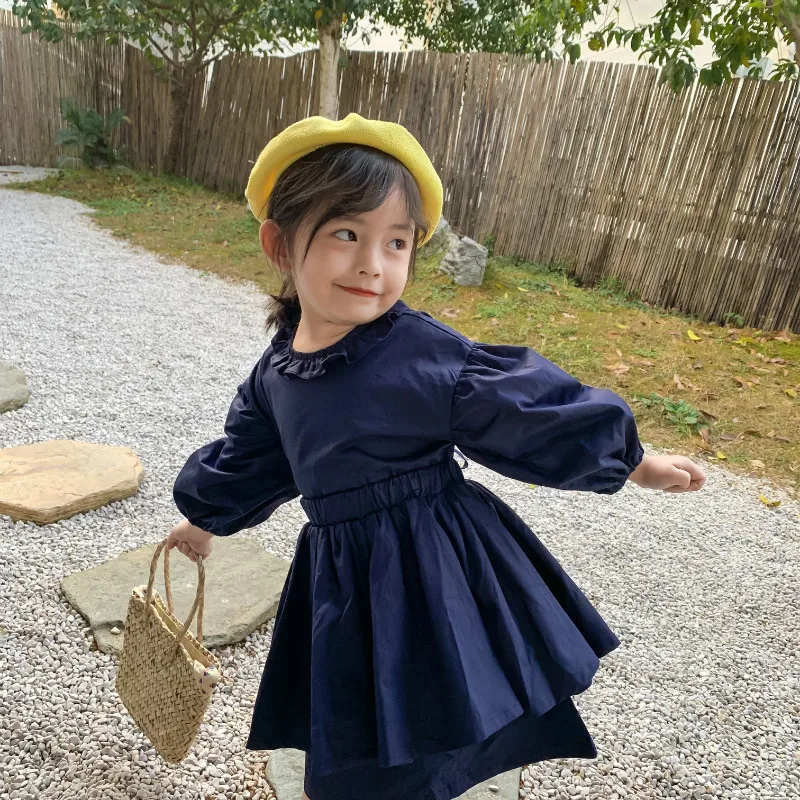 Spring baby girls princess dress 2pcs sets kids cotton long sleeve back button dress with skirt clothes sets
Spring baby girls princess dress 2pcs sets kids cotton long sleeve back button dress with skirt clothes sets