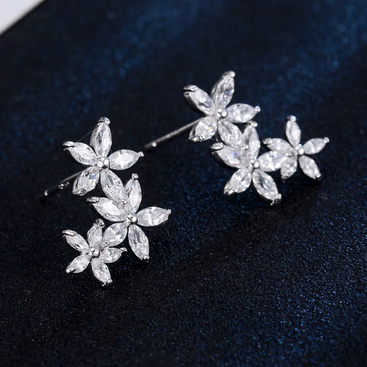 Simply Shiny Flower Shape AAA Cubic Zirconia Clip Earrings for Women All Match Wedding Party Fashion Jewelry Accessories CEL134
Simply Shiny Flower Shape AAA Cubic Zirconia Clip Earrings for Women All Match Wedding Party Fashion Jewelry Accessories CEL134