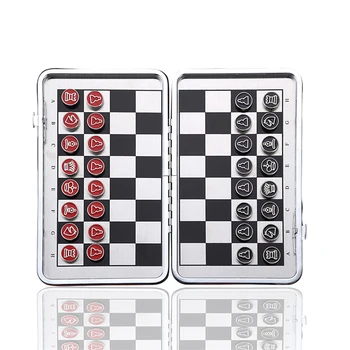 Leather Foldable Chessboard Magnetic Chinese Set Chess Pieces Travel Board Games Intellectually Development Backgammon Gifts
Leather Foldable Chessboard Magnetic Chinese Set Chess Pieces Travel Board Games Intellectually Development Backgammon Gifts