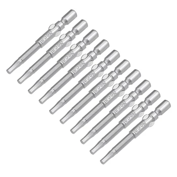 uxcell 10 Pcs 40mm Long 4mm Dia Round Shank H2 Magnetic Hex Screwdriver Bits S2 High Alloy Steel 
uxcell 10 Pcs 40mm Long 4mm Dia Round Shank H2 Magnetic Hex Screwdriver Bits S2 High Alloy Steel